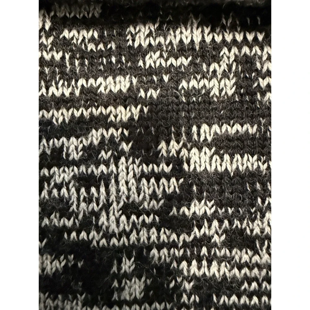 Icebreaker Men's 100% Merino Wool Barein Crewe Long Sleeve‎ Sweater Black Gray M